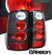 Chevy Suburban 2000-2006 Carbon Fiber Altezza Tail Lights