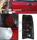 Chevy Silverado 1999-2002 Black Altezza Tail Lights