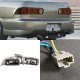 Acura Integra Sedan 1994-2001 Black Altezza Tail Lights