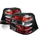 VW Golf 1999-2004 Black Altezza Tail Lights