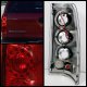 Chevy Silverado 1999-2002 Red Ring LED Tail Lights