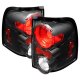 Mercury Mountaineer 2002-2005 Black Altezza Tail Lights
