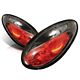 Chrysler PT Cruiser 2001-2005 Black Altezza Tail Lights
