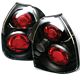 Honda Civic Hatchback 1996-2000 Black Altezza Tail Lights