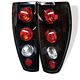 Chevy Colorado 2004-2012 Black Altezza Tail Lights