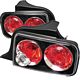 Ford Mustang 2005-2009 Black Altezza Tail Lights