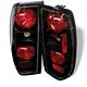 Nissan Frontier 1998-2004 Black Altezza Tail Lights