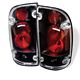 Toyota Tacoma 1995-2000 Black Altezza Tail Lights