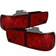 Honda Accord Sedan 1992-1993 Red Altezza Tail Lights