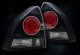 Honda Prelude 1992-1996 Black Altezza Tail Lights