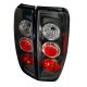 Nissan Frontier 2005-2012 Black Altezza Tail Lights