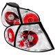 VW Rabit 2006-2009 Clear Altezza Tail Lights