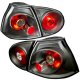VW Rabit 2006-2009 Black Altezza Tail Lights