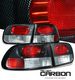 Honda Civic Hatchback 1992-1995 Carbon Fiber Euro Tail Lights