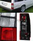 Volvo 745 Wagon 1985-1985 Red and Clear Euro Tail Lights
