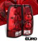 Chevy Silverado 1999-2002 Red and Clear Altezza Tail Lights