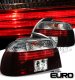 BMW 5 Series 1997-2000 Red Smoked Euro Tail Lights