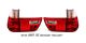 BMW X5 2000-2006 Red and Clear Euro Tail Lights