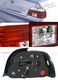 BMW E39 5 Series 1997-2000 Red and Clear Euro Tail Lights