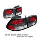 Honda Civic Coupe 1996-2000 Carbon Fiber Euro Tail Lights