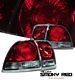 Honda Accord 1996-1997 Smoked Red Euro Tail Lights