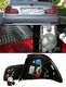BMW E46 Coupe 3 Series 1999-2002 Red and Smoked Euro Tail Lights
