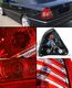 Mercedes Benz C Class 1995-2000 Red and Clear Euro Tail Lights