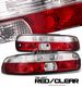 Lexus SC300 1995-1999 Red and Clear Euro Tail Lights