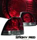 Honda Accord 1994-1995 Smoky Red Euro Tail Lights
