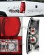 Chevy Silverado 1999-2002 Red and Clear Altezza Tail Lights