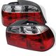 BMW E38 7 Series 1995-2001 Red and Clear Euro Tail Lights
