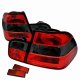BMW 3 Series Sedan 1999-2001 Euro Tail Lights Red and Smoked