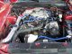 Ford Mustang V6 1999-2004 Polished Cold Air Intake with Red Air Filter