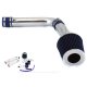Acura CL 2001-2003 Polished Cold Air Intake System with Blue Air Filter