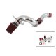 Ford Mustang V8 1996-2004 Polished Cold Air Intake with Red Air Filter