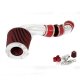 Chevy 3500 Pickup 1996-2000 Polished Short Ram Intake with Red Air Filter