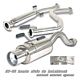 Honda Civic Hatchback 1996-2000 Cat Back Exhaust System