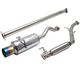 Honda Civic 2006-2008 Cat Back Exhaust System with Rainbow Tip
