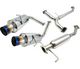 Mazda 6 2003-2006 Dual Cat Back Exhaust System with Titanium Tip