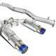 Mitsubishi Lancer Evolution X 2008-2015 Cat Back Exhaust System with Titanium Tip