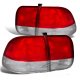 Honda Civic Sedan 1996-1998 Depo Red and Clear JDM Tail Lights