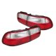 Honda Civic 1992-1995 Red and Clear JDM Tail Lights