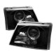 Ford Ranger 1998-2000 Black Projector Headlights