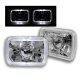 Ford F450 1999-2004 White Halo Sealed Beam Projector Headlight Conversion