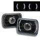Mitsubishi Mighty Max 1992-1996 White LED Black Sealed Beam Projector Headlight Conversion
