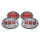 Chevy Corvette 1997-2004 Chrome LED Tail Lights