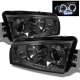 Dodge Charger 2006-2010 Smoked Halo Projector Headlights