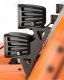 Jeep Wrangler JK 2007-2015 Dual Spot Beam LED Windshield Lights and Mount