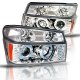 Chevy Colorado 2004-2012 Chrome Halo Projector Headlights and Bumper Lights