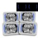 Chevy Caprice 1977-1986 Blue LED Sealed Beam Projector Headlight Conversion Low and High Beams